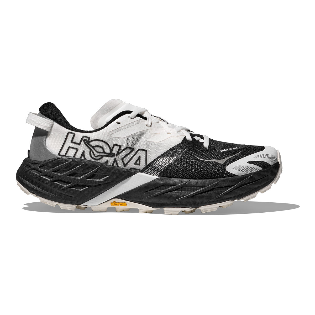 クラムボン / シカゴ　7inch Pantofi Alergare Trail Barbati Hoka Speedgoat 7 Black-White