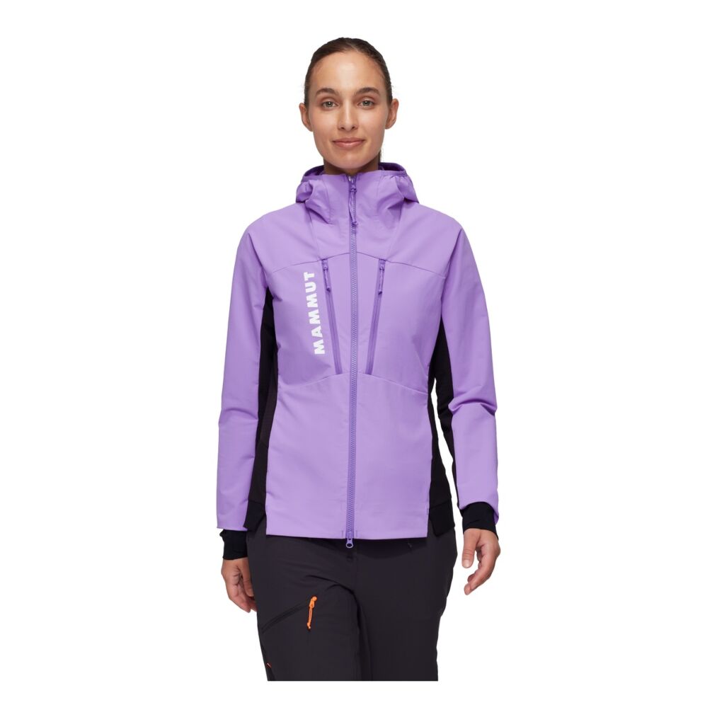 Maaaay  Jacheta Femei Mammut Aenergy So Hybrid Hooded Lavandin-Black