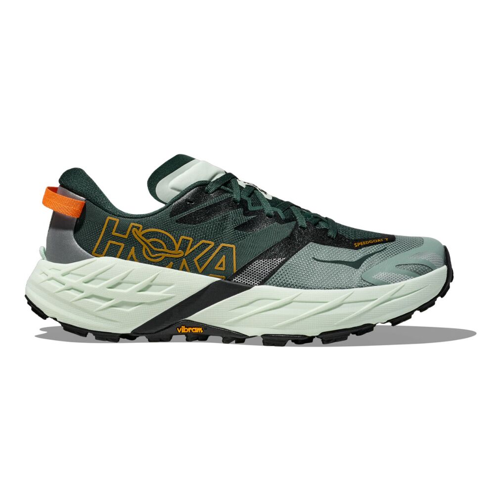 バブ　ヤシメガ2 Pantofi Alergare Trail Barbati Hoka Speedgoat 7 Bay Leaf-Sea Glass