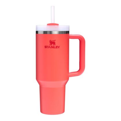 Cana cu Pai Stanley Quencher H2.0 Flowstate Hot Coral 1.2L