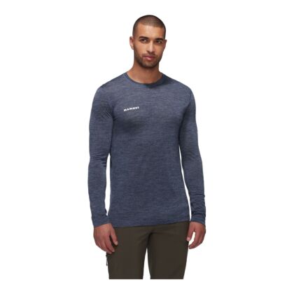 Bluza Barbati Mammut Tree Wool FL Marine Melange
