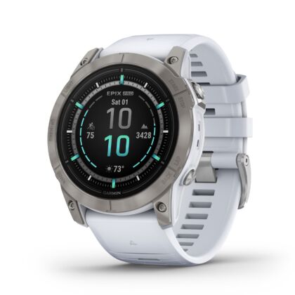 Ceas Garmin Epix Pro 51MM Saphphire Titan/Whitestone