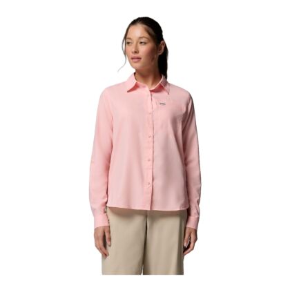Camasa Femei Columbia Silver Ridge™ Utility II Long Sleeve Pink