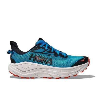 Pantofi Alergare Trail Barbati Hoka Challenger 8 Skyward Blue-White