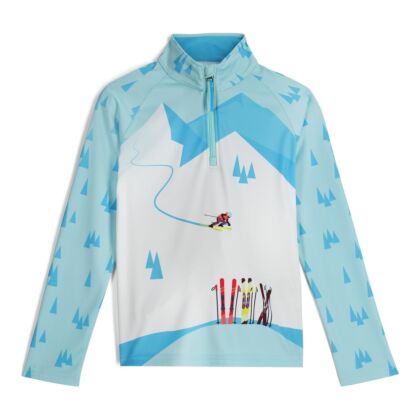 Bluza Fete Spyder Surface 1/2 Zip Crystal Blue