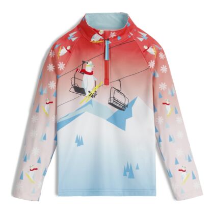 Bluza Fete Spyder Reflect 1/2 Zip Coral Haze