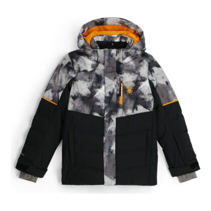 Jacheta Schi Baieti Spyder Impulse Synthetic Down Black Block Camo