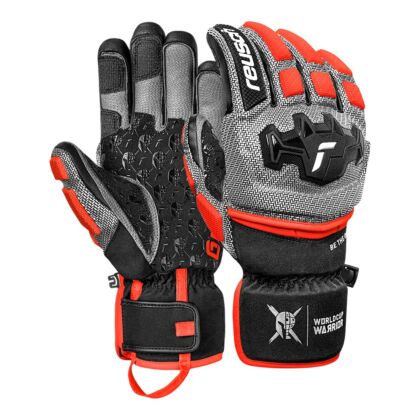 Manusi Schi Barbati Reusch Worldcup Warrior GS Black-Silver-Fluo Red