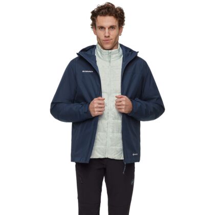 Jacheta Barbati Mammut Treeline 3 In 1 Hs Hooded Marine-Silver Sage