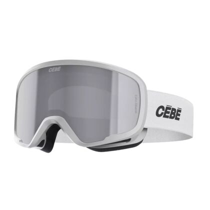 Ochelari Schi Copii Cebe Hoopoe 2 White-Grey SIlver Mirror Cat. 2-3 One Size