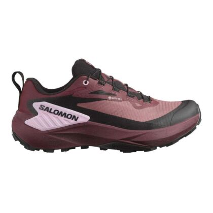 Pantofi Alergare Trail Femei Salomon Shoes Genesis Gtx Rose Taupe-Black-Orchid Bouquet