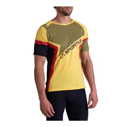 Tricou Barbati LaSportiva Flow Black/Yellow