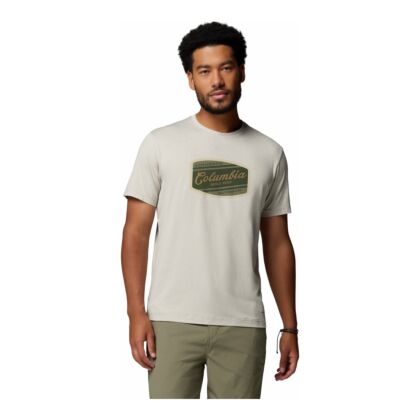 Tricou Barbati Columbia Parsons Point™ Short Sleeve Graphic Beige