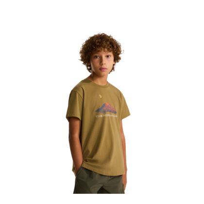 Tricou Copii The North Face Mountain Night Relaxed Graphic Brown_-_himalaya.ro_-_main