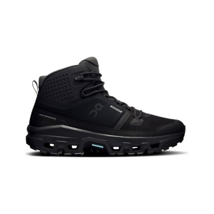 Ghete Drumetie Barbati On Cloudrock Mid Waterproof Black