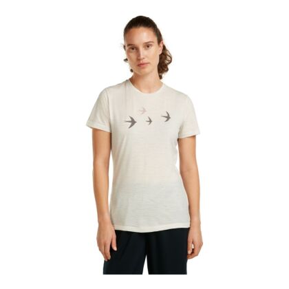 himalaya.ro - Tricou Femei Icebreaker 150 Tech Lite T-Shirt Bird Transit Grey - main