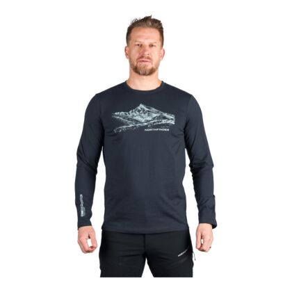 Tricou Ls Barbati Northfinder Dacso Blue Nights