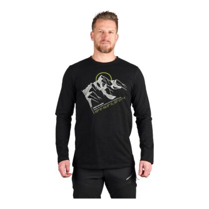 Tricou Ls Barbati Northfinder Daru Black